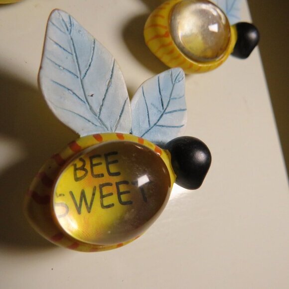 Unique Bee (3) Magnets (bubble acrylic) BEE GOOD, BEE HAPPY, BEE SWEET - Picture 5 of 11